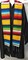 1 Yard Multicolor Mexican Serape Graduation Stole Sash Woven Handmade Fabric with Fringe 5 Inch Width